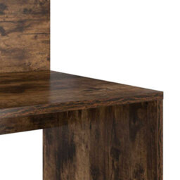 Berkfield Modern Desk With Storage Smoked Oak 90X48X101.5 Cm Engineered Wood - thumbnail 8