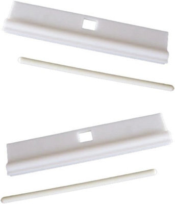 SISI UK Diy Adjustable Vertical Blind Hanger 89mm Replacement White Hangers For Slats Louvre First Blinds Slats Accessories Pack Of 20 - image 1