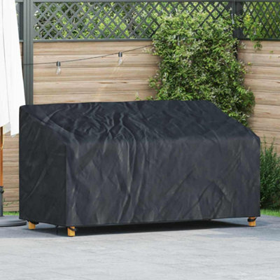 Walplus Garden Bench Cover Black 185 X 85 X 65  94 Cm 210D Fabric