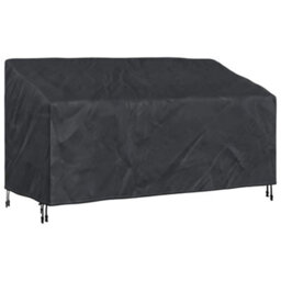 Walplus Garden Bench Cover Black 185 X 85 X 65  94 Cm 210D Fabric - thumbnail 5