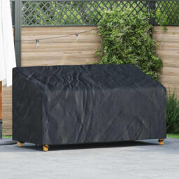 Walplus Garden Bench Cover Black 185 X 85 X 65  94 Cm 210D Fabric - thumbnail 1