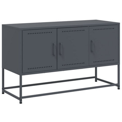 Berkfield Industrial Tv Cabinet Anthracite 100.5X39X60.5 Cm Steel - image 1