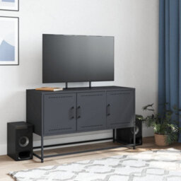 Berkfield Industrial Tv Cabinet Anthracite 100.5X39X60.5 Cm Steel - thumbnail 3