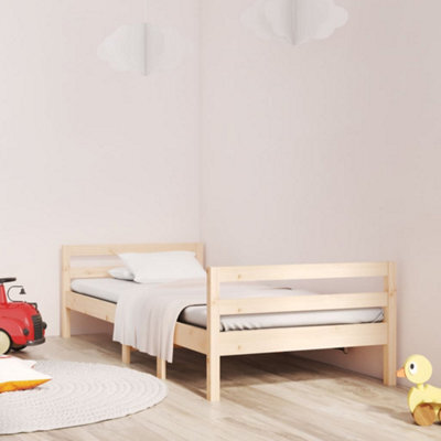 Berkfield Bed Frame 90X190 Cm 3Ft Single Solid Wood Pine - image 1