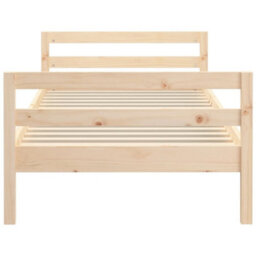 Berkfield Bed Frame 90X190 Cm 3Ft Single Solid Wood Pine - thumbnail 5