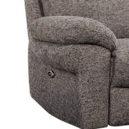 Furniture Instore Tanya Brown Fabric Electric Recliner 3 Seater Sofa - thumbnail 5