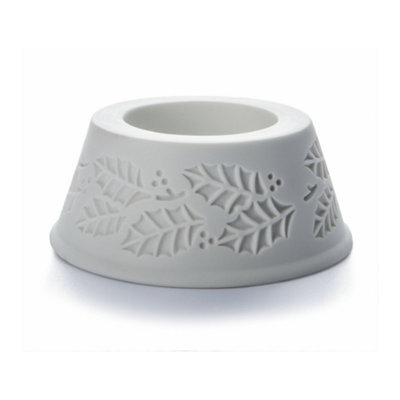 De Greef Pillar Candle Holder - Christmas Holly Design - image 1
