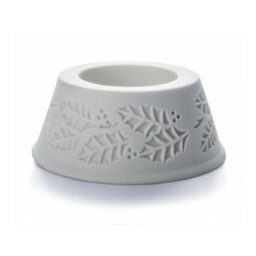 De Greef Pillar Candle Holder - Christmas Holly Design - thumbnail 1
