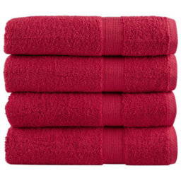 Berkfield Premium Bath Towels Solund 4 Pcs 100X150 Cm 600 Gsm - thumbnail 1