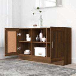 Vidaxl Sideboard Brown Oak 120X30.5X70 Cm Engineered Wood - thumbnail 8