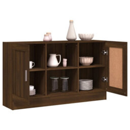 Vidaxl Sideboard Brown Oak 120X30.5X70 Cm Engineered Wood - thumbnail 6