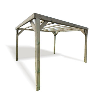 Churnet Valley Garden Furniture Ltd Heavy Duty Garden Pergola - L300 X W300 X H230 Cm - Minimal Assembly Required - image 1