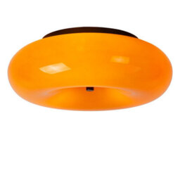 Lucide Sentino - Flush Ceiling Light 30 Cm - 3Xg9 - Orange - thumbnail 5