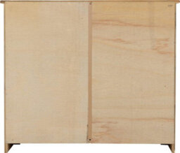 Seconique Panama 2 Door 2 Drawer Sideboard Natural Waxed Finish - thumbnail 5