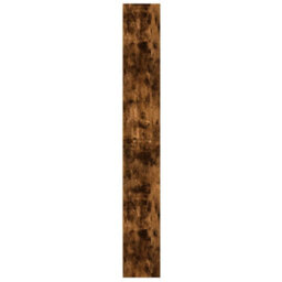 Berkfield Bookcase Smoked Oak 60X24X176 Cm Engineered Wood - thumbnail 5