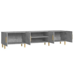 Berkfield Tv Cabinet Concrete Grey 180X31.5X40 Cm Engineered Wood - thumbnail 7