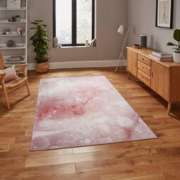 Rose Luxurious ,abstract Optical/ (3D) Modern Rug For Bedroom & Living Room -150Cm X 230Cm - thumbnail 1