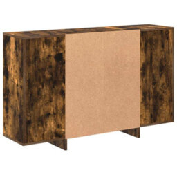 Berkfield Modern Sideboard Smoked Oak 120X30X75 Cm Engineered Wood - thumbnail 7