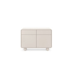 Arte Albion Sideboard Cabinet 108Cm - Cashmere Finish, Push-To-Open Doors & Drawers With Shelves - thumbnail 2