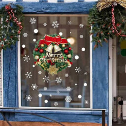 Amorly 30Cm Christmas Ball Wreath, Hanging Ornament For Door And Wall, Artificial Pine Wreath For Xmas New Year Home Party Decorations - thumbnail 5
