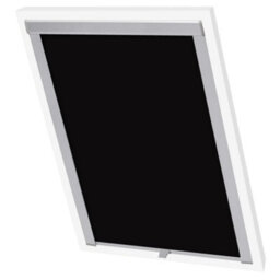 Berkfield Blackout Roller Blind Black Uk08 - thumbnail 2