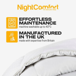 Night Comfort Nightcomfort Soft And Snug 10.5 Tog All Season Microfibre Duvet - thumbnail 7