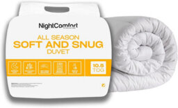 Night Comfort Nightcomfort Soft And Snug 10.5 Tog All Season Microfibre Duvet - thumbnail 1