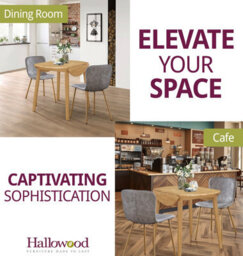 Hallowood Furniture Ledbury Light Oak Drop Leaf Round Dining Table With 2 Taupe Leather Effect Chairs - thumbnail 6