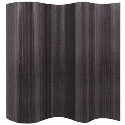 Vidaxl Room Divider Bamboo Grey 250X165 Cm - image 1