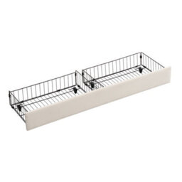 Abrihome Super King Size Upholstered Bed Frame With Storage - Cream Velvet, Includes Headboard & Slats (180X200Cm, No Mattress) - thumbnail 5