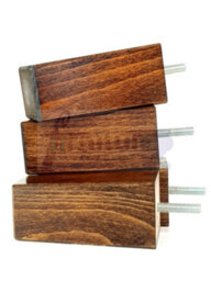L&F 4X Replacement Furniture Legs Solid Wood 110mm High Sofas Chairs Settee Cabinets Legs M10 Tsp2055 - thumbnail 7