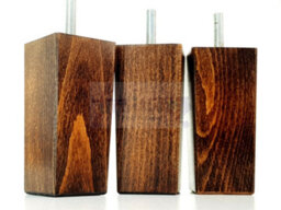 L&F 4X Replacement Furniture Legs Solid Wood 110mm High Sofas Chairs Settee Cabinets Legs M10 Tsp2055 - thumbnail 5