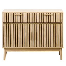 Beliani 2 Door Sideboard Lynwood Light Brown - thumbnail 4