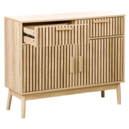 Beliani 2 Door Sideboard Lynwood Light Brown - thumbnail 6