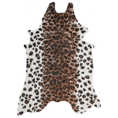 Beliani Faux Cowhide Rug Bogong Brown/ White 130 X 170 Cm - image 1