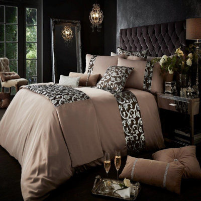 Smart Living Duvet Cover With Pillowcases Polycotton Quilt Bedding Covers Comfy Breathable Comforter Cover Set - Chambray Silver - image 1
