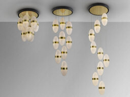 Luminosa Lighting Luminosa Garden Cluster Pendant Ceiling 9 Light Black, Bronze Led 3000K - Uk Stock - thumbnail 5