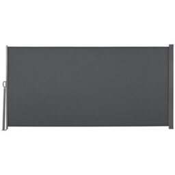 Outsunny 3X1.6M Retractable Side Awning Screen Fence Patio Privacy Divider Grey - thumbnail 2