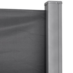 Outsunny 3X1.6M Retractable Side Awning Screen Fence Patio Privacy Divider Grey - thumbnail 8