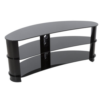 "Avf Jelly Bean 1.2M Curved Tv Stand, For Tvs Up To 60"" - Black" - image 1