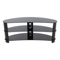 "Avf Jelly Bean 1.2M Curved Tv Stand, For Tvs Up To 60"" - Black" - thumbnail 4