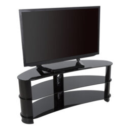 "Avf Jelly Bean 1.2M Curved Tv Stand, For Tvs Up To 60"" - Black" - thumbnail 2
