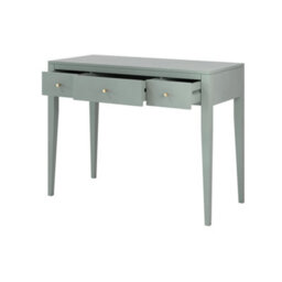 Wyld Haus Cordoba Pigeon Grey Wood Grain 3-Drawer Desk - thumbnail 4