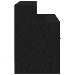 Berkfield Bedside Cabinets With Drawer 2 Pcs Black Oak 51X31X47 Cm - thumbnail 7