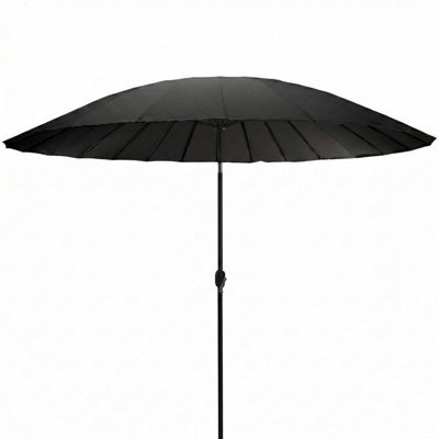 Urbn-Living Charcoal - 300Cm Round Shanghai Parasol Umbrella - image 1