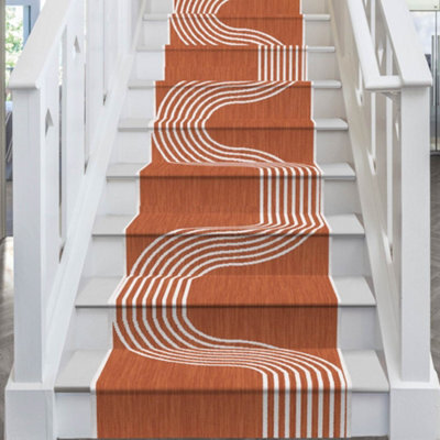 Tequila Sunrise Stair Runner - Reversible, Durable & Hardwearing Carpet For Stairs & Staircases, Multiple Lengths - image 1