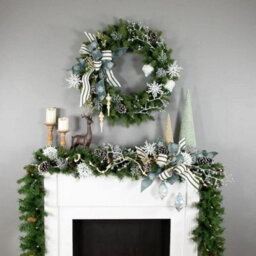 Artificial Fir Christmas Wreath 28Cm - thumbnail 4