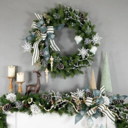 Artificial Fir Christmas Wreath 28Cm - thumbnail 5