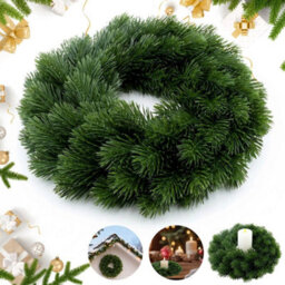 Artificial Fir Christmas Wreath 28Cm - thumbnail 1