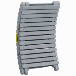 Vidaxl Sun Lounger Grey Wash Solid Acacia Wood - thumbnail 5
